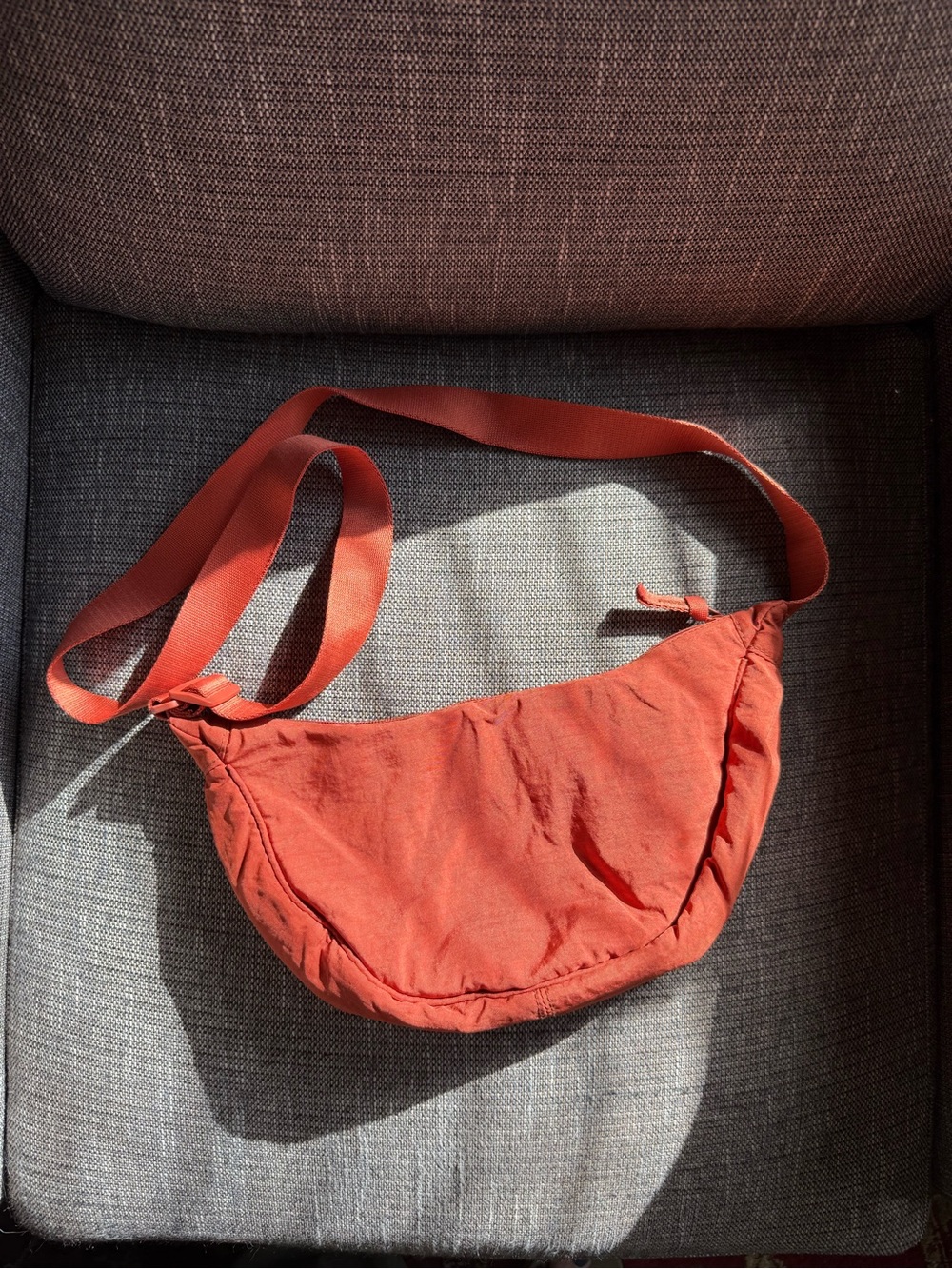 Sling Crossbody Bag in Burnt Orange